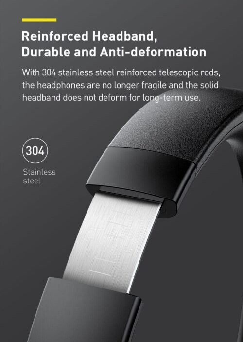 BASEUS Casque sans fil D02 Pro Noir (4)