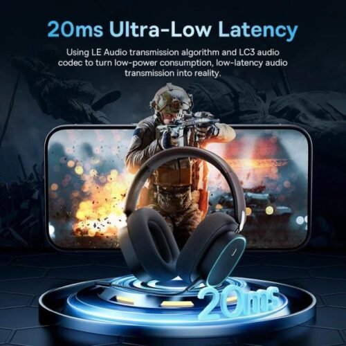 Baseus Wireless Headphones For Gaming AeQur GH02 Black 2