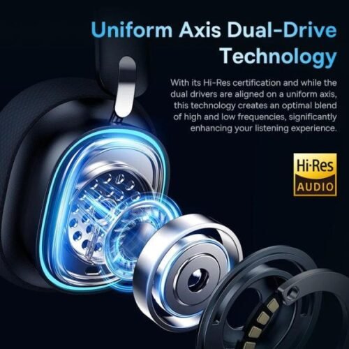 Baseus Wireless Headphones For Gaming AeQur GH02 Black 5