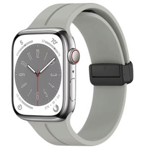 Bracelet Apple Watch Gris Magnetic Buckle Sport