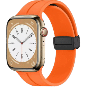 Bracelet Apple Watch Orange Magnetic Buckle Sport