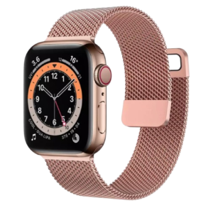 Bracelet Apple watch Rose stainless steel loop