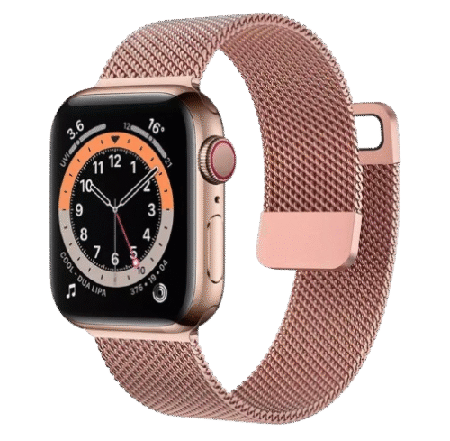 Bracelet Apple watch Rose stainless steel loop