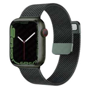 Bracelet Apple watch Vert stainless steel loop