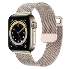 Bracelet Apple watch Vintage Gold stainless steel loop