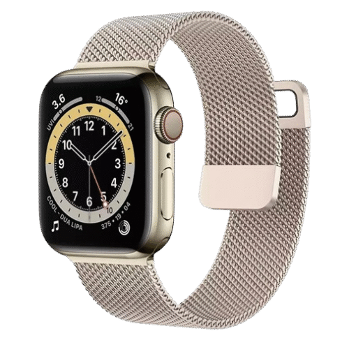 Bracelet Apple watch Vintage Gold stainless steel loop