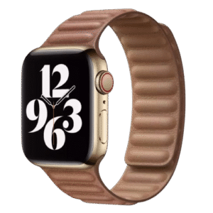 Bracelet Apple watch cuir Marron Magnetic Loop