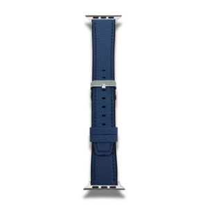 Bracelet Texture de Cuir Apple watch Bleu