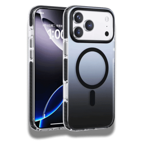Case For IPhone 17 Pro Max Gradient Magnetic Black