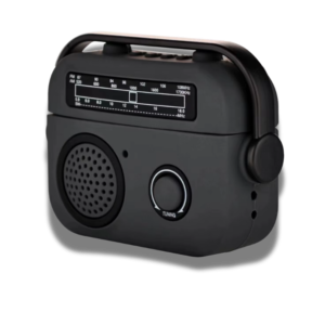 Coque Airpods 3D Radio Pattern Design Dark Grey