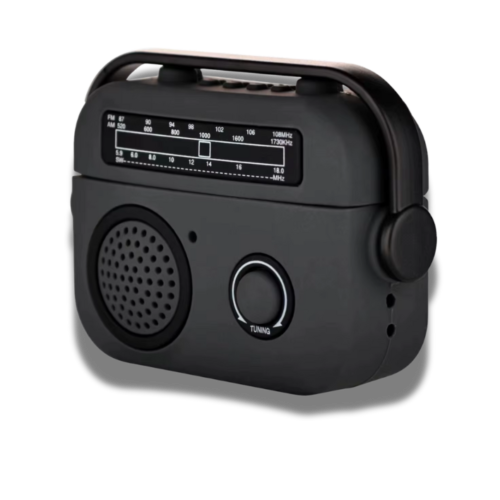 Coque Airpods 3D Radio Pattern Design Dark Grey