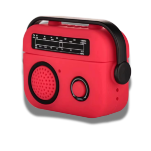 Coque Airpods 3D Radio Pattern Design Red