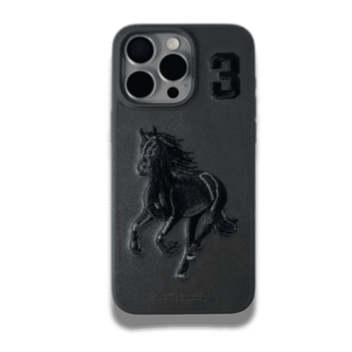Coque Dark Grey Horse Santa Barbara Polo & Racquet Club