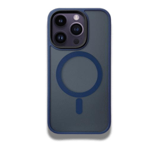 Coque iphone MagSafe Acrilyc Clear dark blue