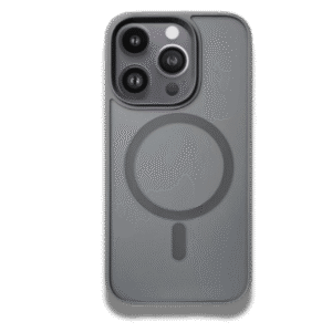 Coque iphone MagSafe Acrilyc Clear grey