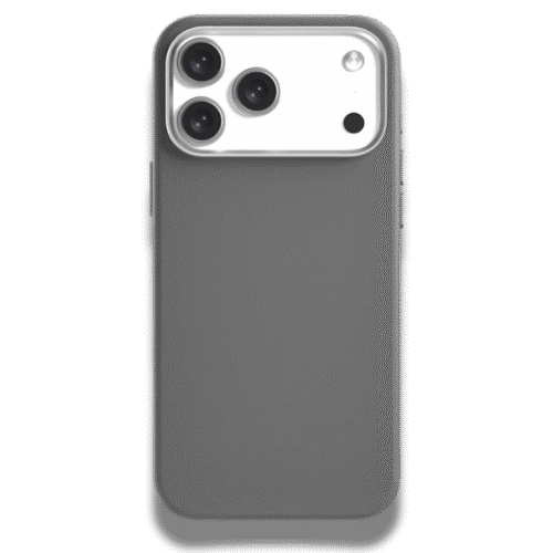 Cover for iPhone Leather Series Gris