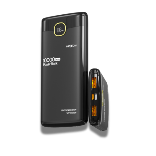 MOXOM Power Bank portable grande capacité 10 000 mAh