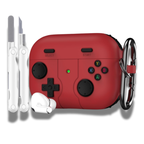 coque de protection en silicone R fun AirPods Rouge