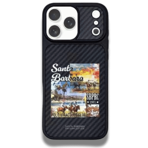 Coque iPhone Carbon Fiber Original Santa Barbara Polo Club Elvish Series Back