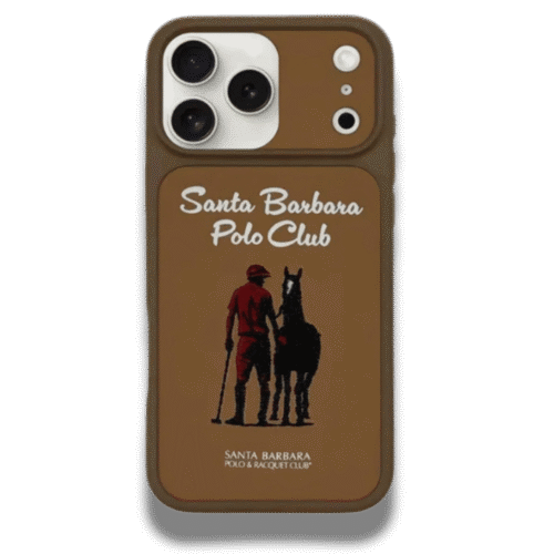 Coque iphone Santa Barbara Questa Marron with Magsafe