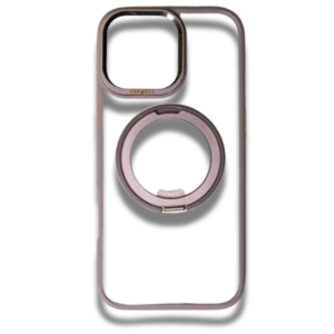 Top Most iPhone Luxury Case With 360 Stand Gris
