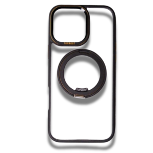 Top Most iPhone Luxury Case With 360 Stand Noir
